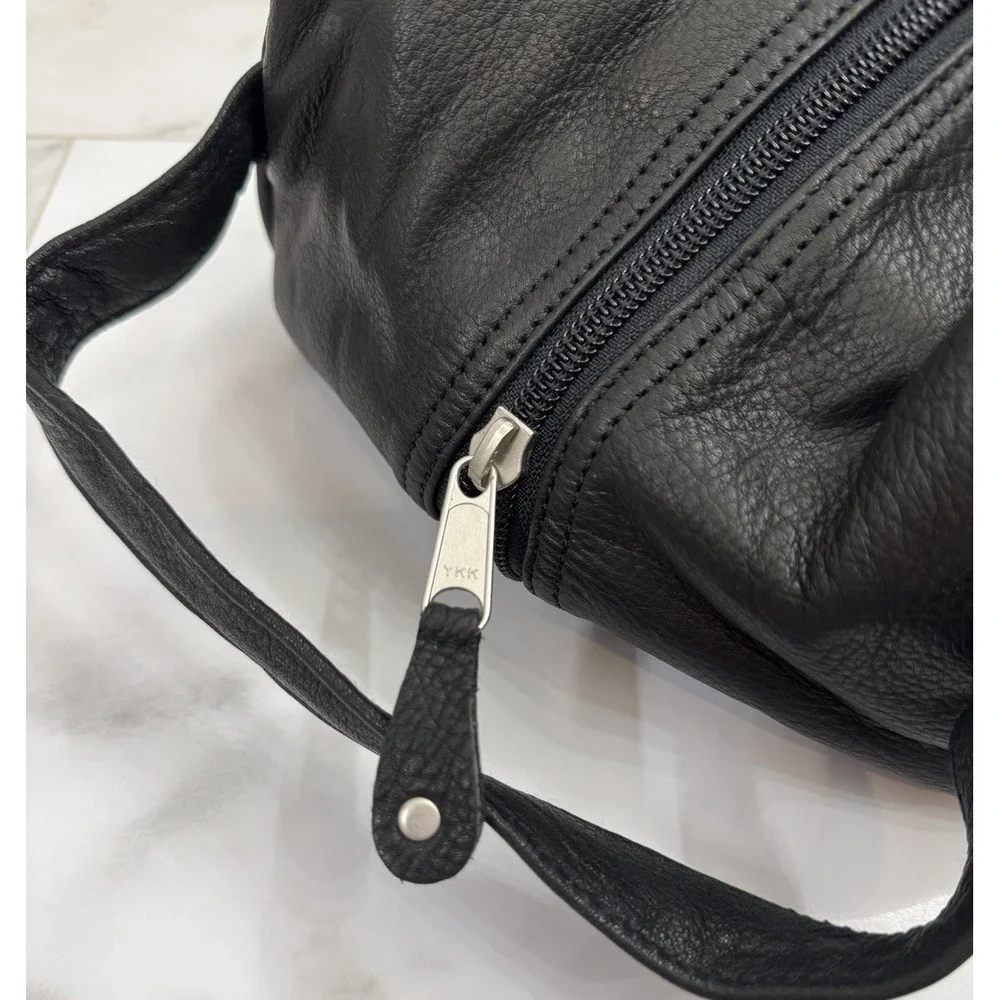 Leather Dual Compartment Shoe Bag Travel Sports Golf Lincoln Logo 14